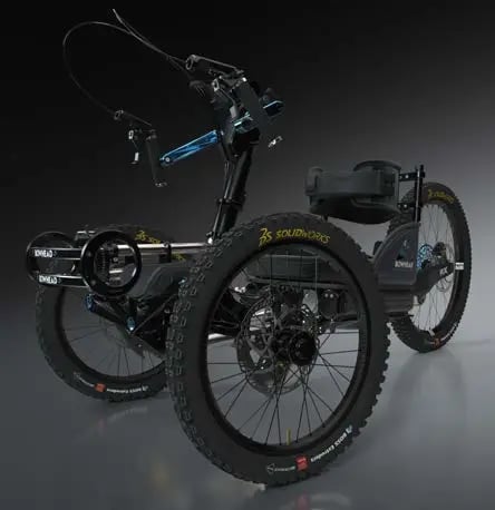 vélo fait grâce au logiciel solidworks et 3DEXPERIENCE