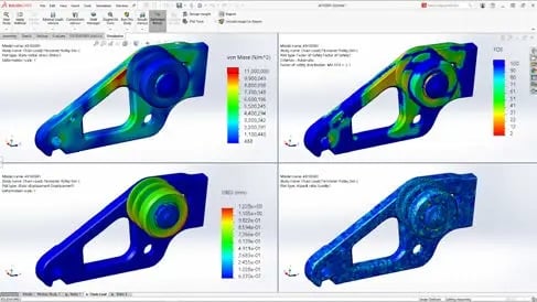 exemple de solidworks simulation