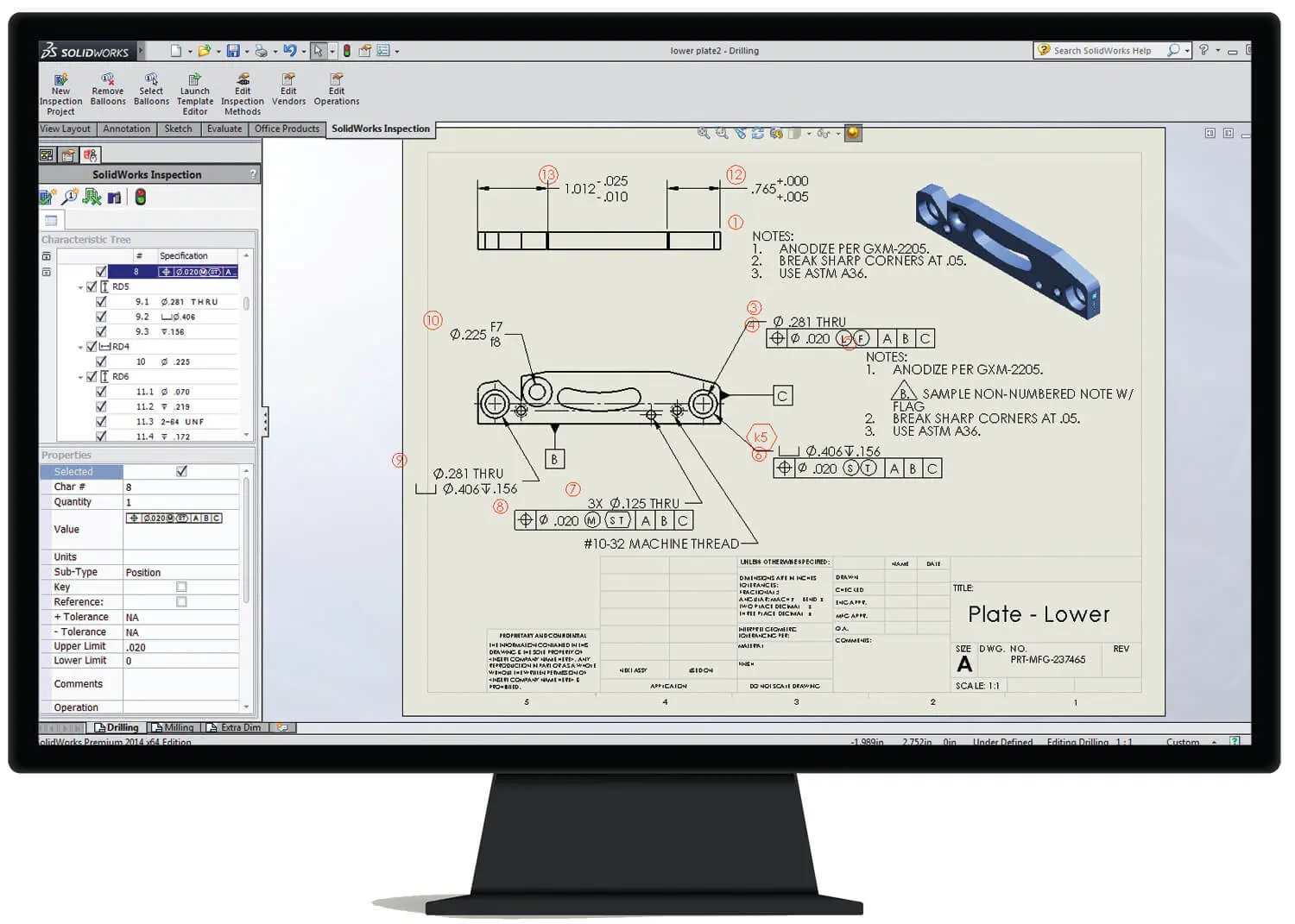 solidworks-inspection-standard