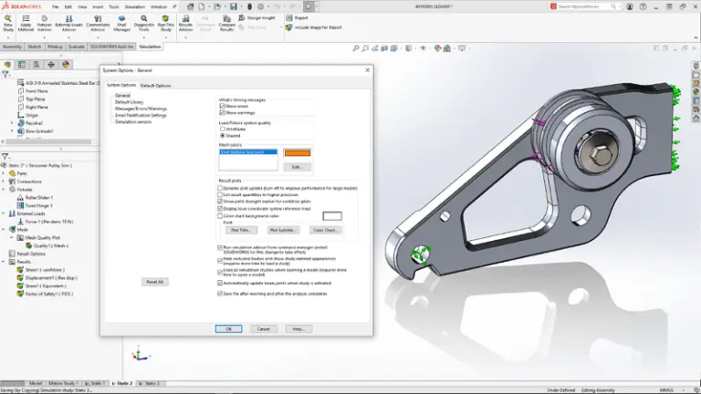 Amélioration Solidworks Simulation 2024