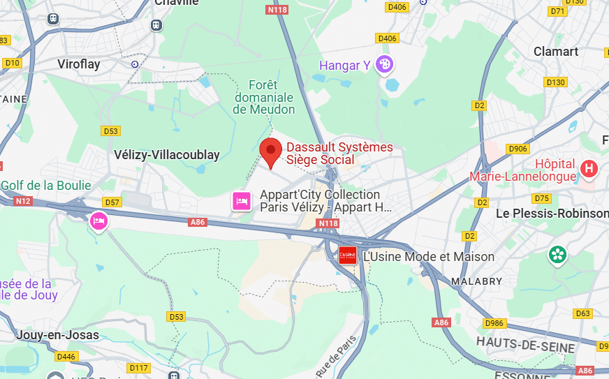 maps ds velizy