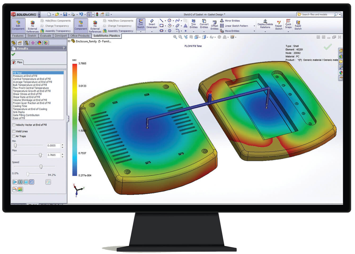 simulation plastics standard