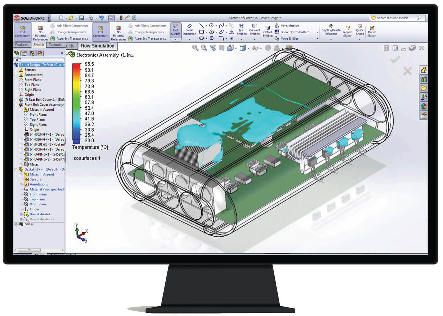 solidworks electronic cooling